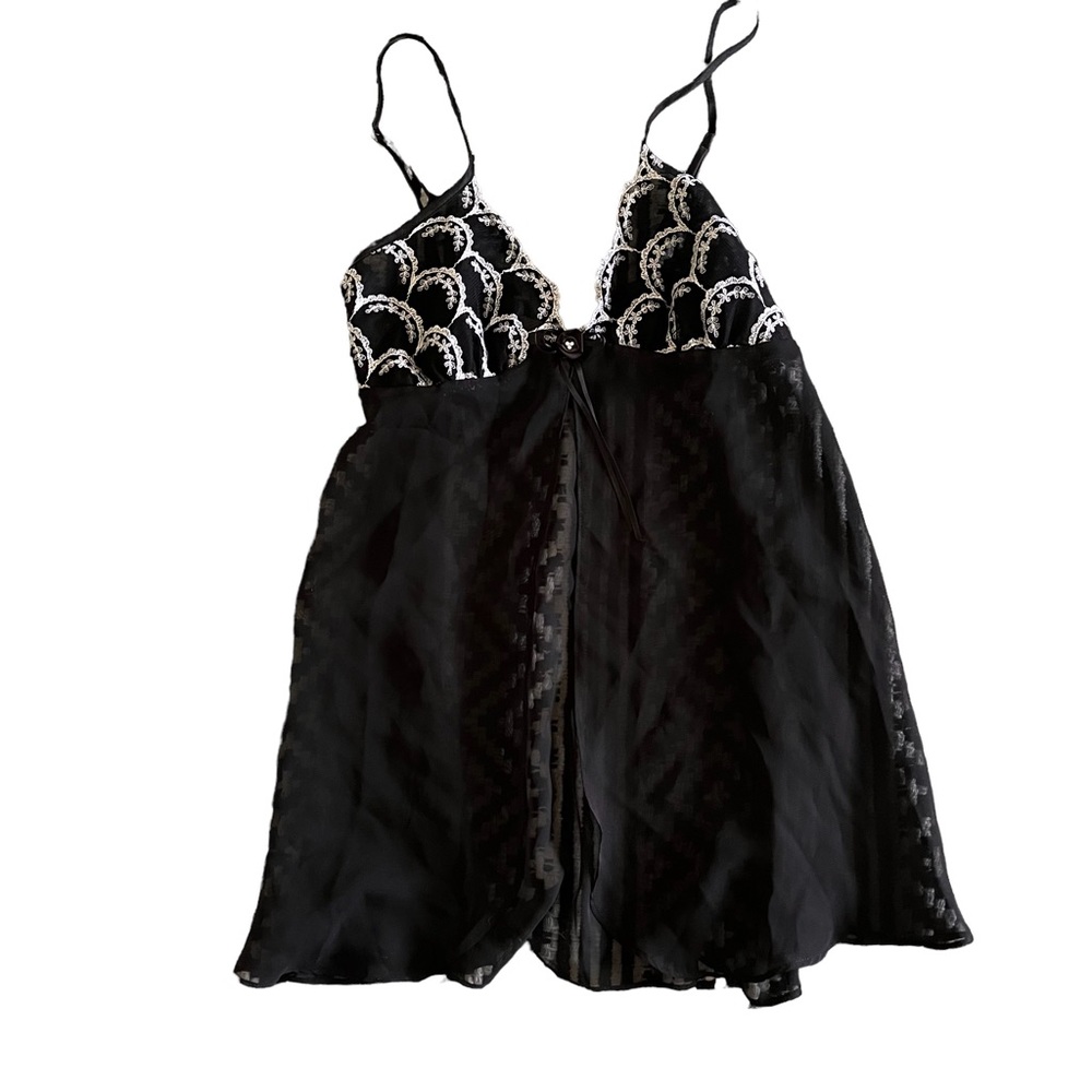 Inner Most Sheer Open Front Lingerie Top